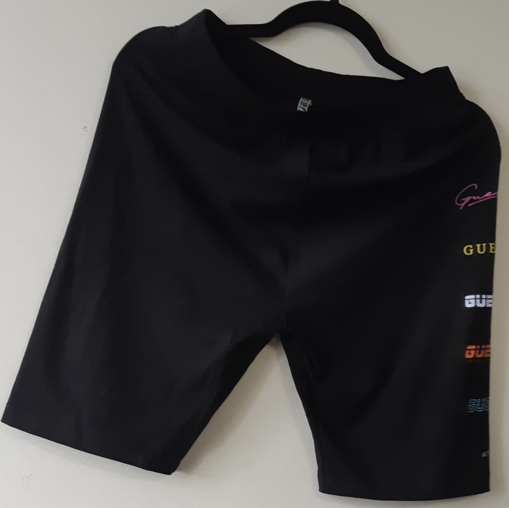 Guess Biker  Shorts Black Size Large